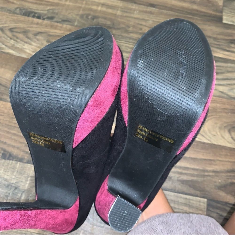 Color block heels - Picture 2 of 7